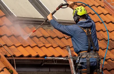 Démoussage et hydrofuge de toiture à Preuseville